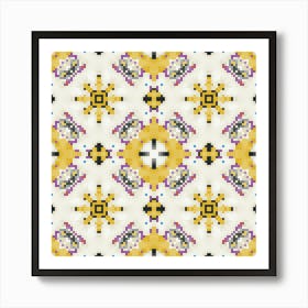 pixel mosaic 5 Art Print