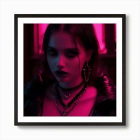 Gothic Girl 11 Art Print