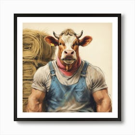 Cow!! 1 Art Print