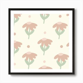 Sweet summer flowers Art Print