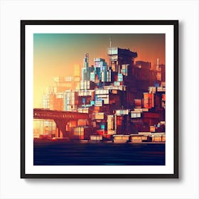 Rival Heights  Art Print