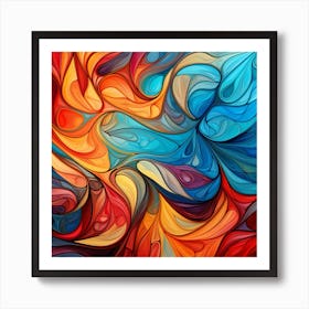 Abstract Abstract Painting 21 Art Print