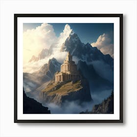 Home of the Gods Art Print