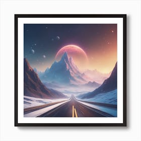 Road In The Mountains 1 Art Print