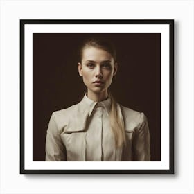 Portrait Of A Young Woman 6 Art Print