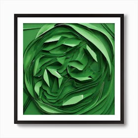 Emerald Green 2 Art Print