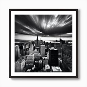 New York City Skyline 22 Art Print