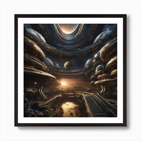 Futuristic City Art Print