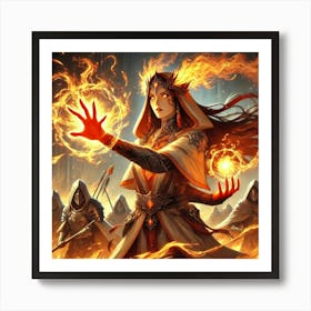 Kaida Flame Infusion Art Print