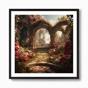 Rose Garden Art Print