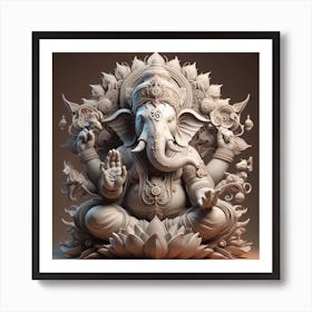 Ganesha 18 Art Print