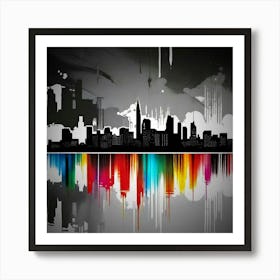 New York City Skyline 79 Art Print