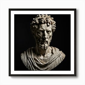 Bust Of A Roman Emperor Affiche