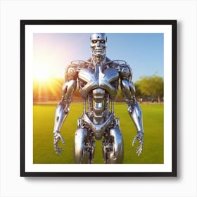 Robot Stock Videos & Royalty-Free Footage Art Print