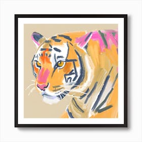 Indochinese Tiger 03 Art Print
