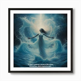 Angel Of The Ocean Art Print