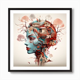 Abstract And Surreal Art Series By Csaba Fikker 006 Art Print