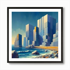 Cityscape 34 Art Print