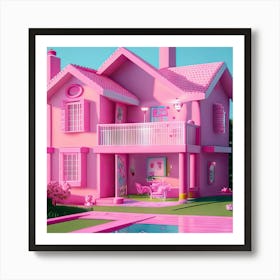 Barbie Dream House (826) Art Print