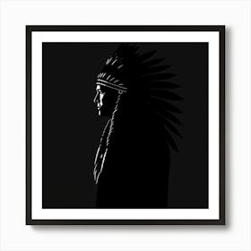 Indian Headdress 1 Art Print