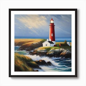 Lighthouse 9 Art Print