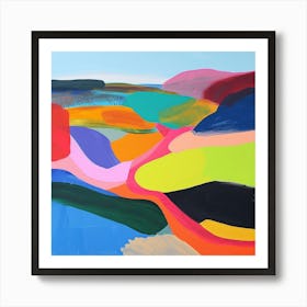 Abstract Travel Collection Great Britain 4 Art Print