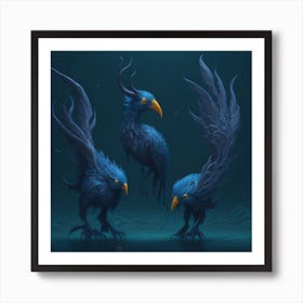 Crows Art Print