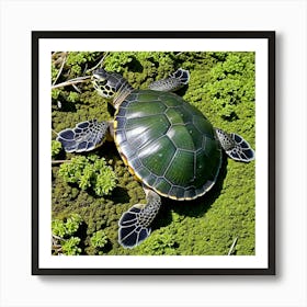 Green Sea Turtle 4 Art Print