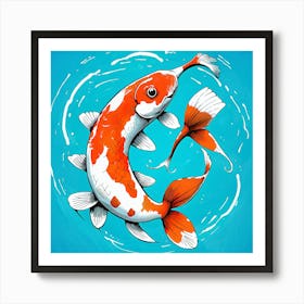 Koi Fish 20 Art Print