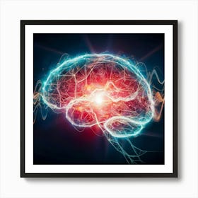 Brain Wave 1 Art Print