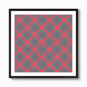 Tartan Fabric 2 Art Print