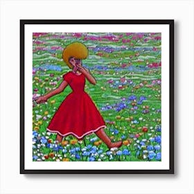 Field Of Flowers Art Print