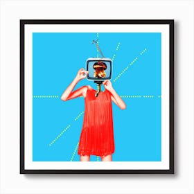 Atom Head Mother Art Print