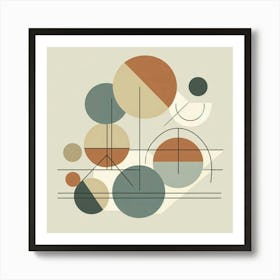 Minimalist vector wall art 4 Art Print