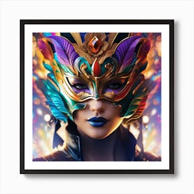 Masquerade Mask 1 Art Print