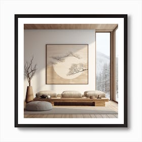 Asian Living Room Art Print