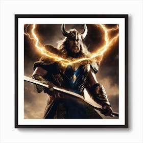 Thor hero Art Print