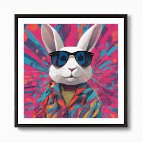 Bunny, New Poster For Ray Ban Speed, In The Style Of Psychedelic Figuration, Eiko Ojala, Ian Davenpo (3) Affiche