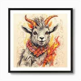 Goat! 14 Art Print