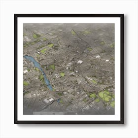 0 Glasgow Map Esrgan V1 X2plus Art Print