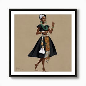 African Woman 2 Art Print