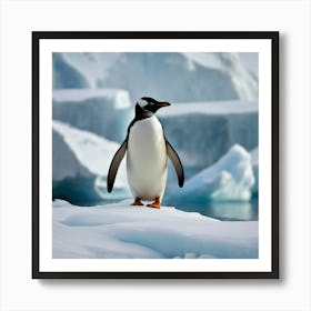 Antarctic King Penguin Art Print