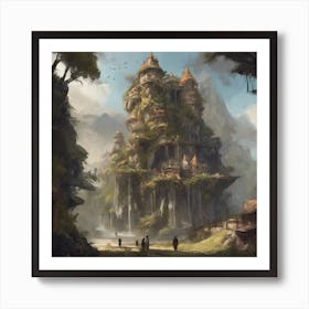 Fantasy Castle 59 Art Print