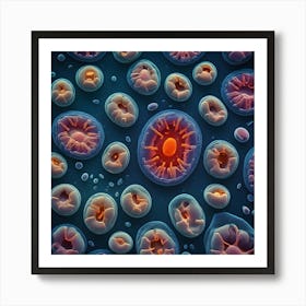 Human Cell 2 Art Print