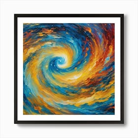 Spiral Painting Art Print