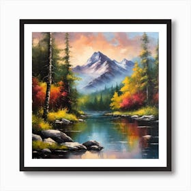 Mountain View Art Print