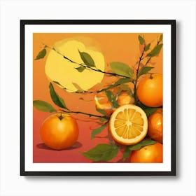 Oranges Art Print