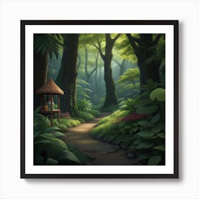 Path To The Forest Art Print