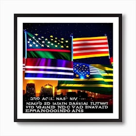 International Country Flags ( FromHiFiToWiFi ) Art Print