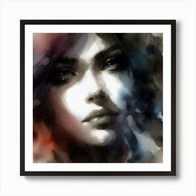 Portrait Of A Woman 75 Art Print